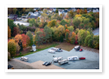 Aerial view of Little Town Campground